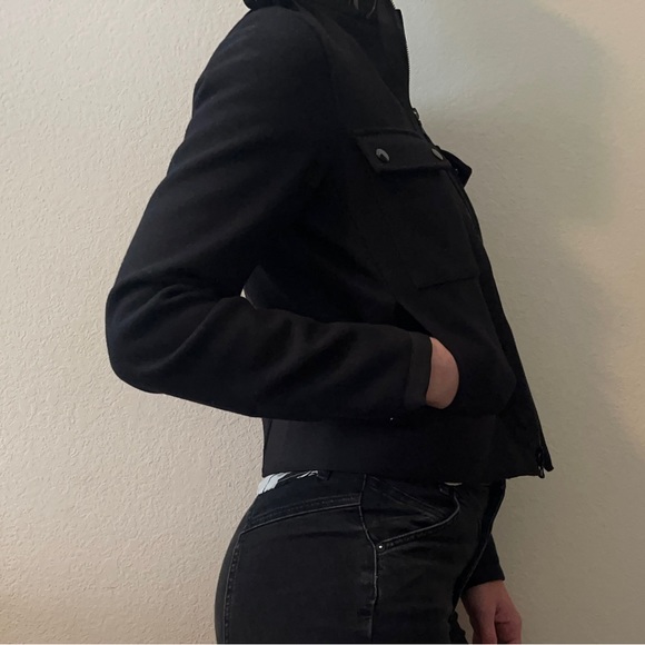 Rag & Bone March Military Virgin Wool Crop Jacket - Picture 10 of 14